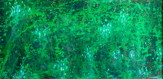 Abstract Landscape in Green