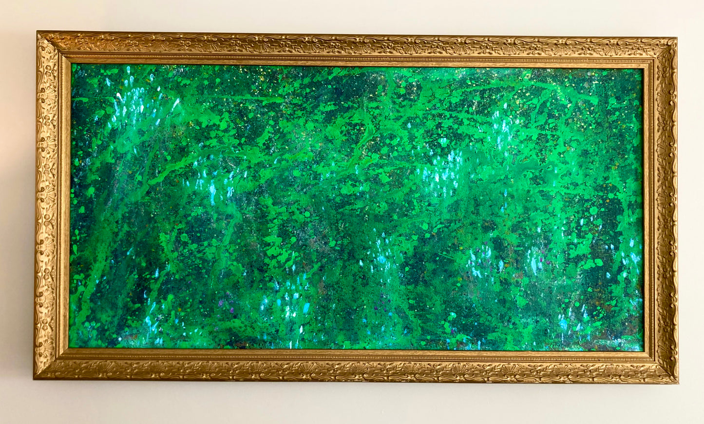 Abstract Landscape in Green