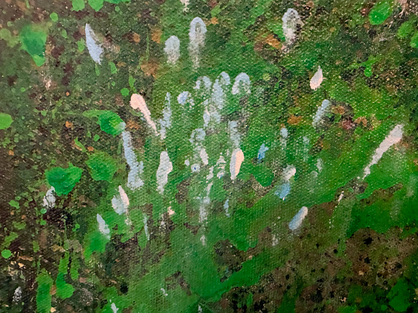 Abstract Landscape in Green