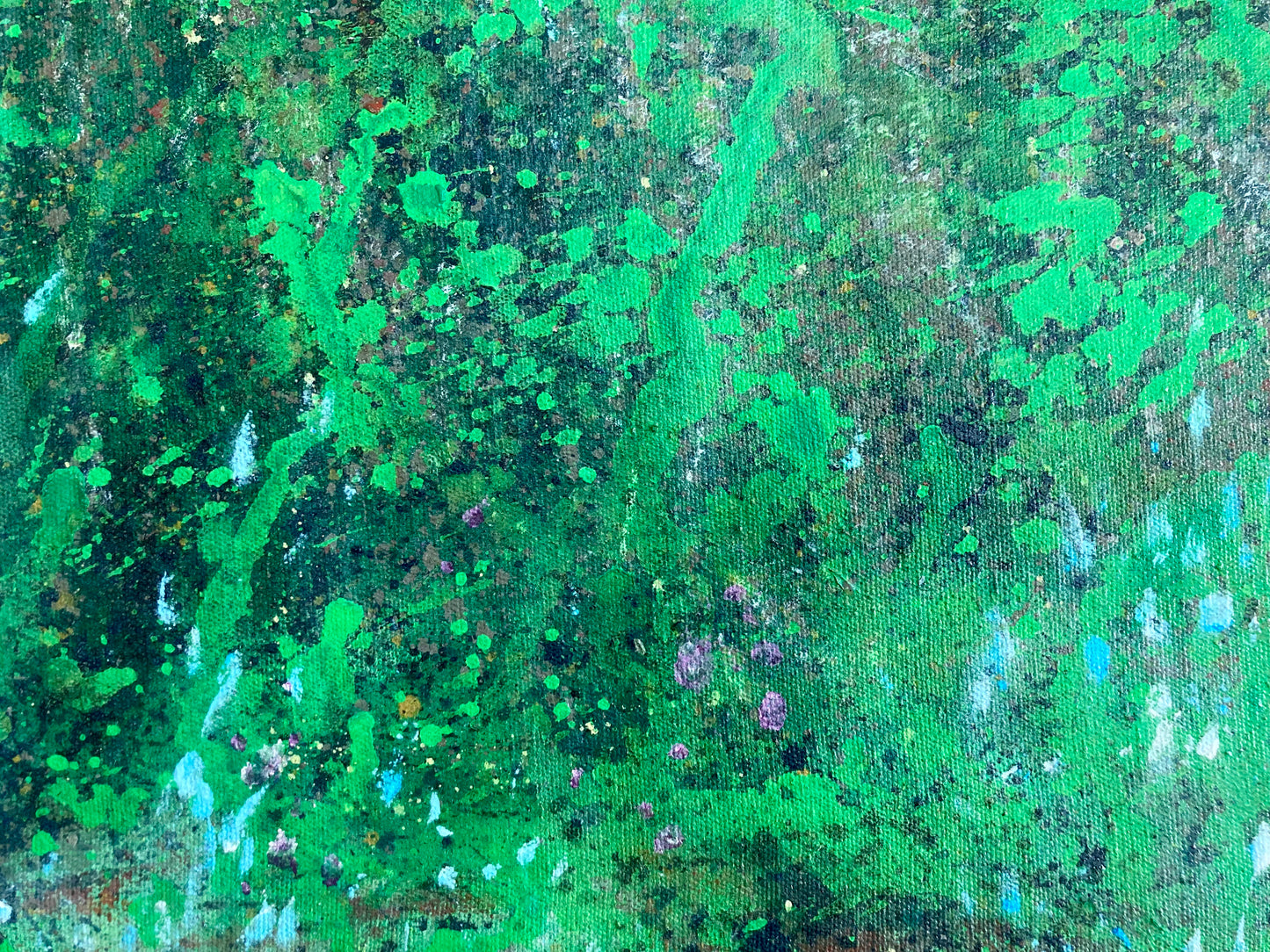 Abstract Landscape in Green